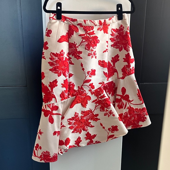 Eva Franco Dresses & Skirts - EVA FRANCO Floral asymmetrical Skirt SZ 10